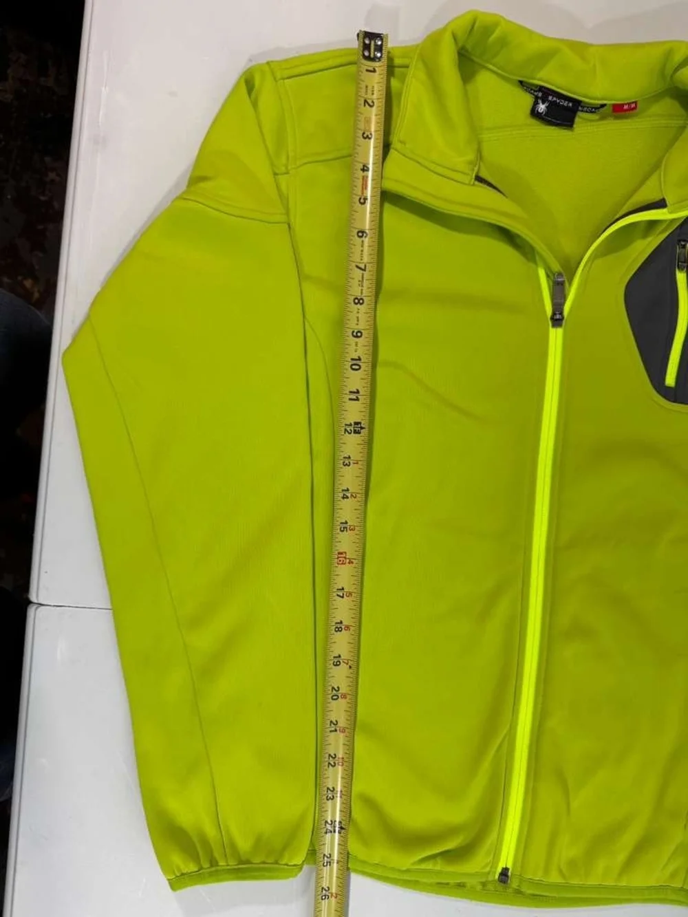 Spyder Men's High-Visibility Yellow Softshell Jacket